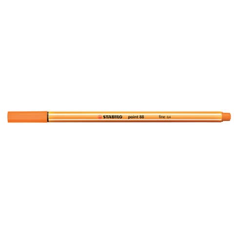 Fineliner Stabilo Point 88® 0,4 mm arancio 88/54
